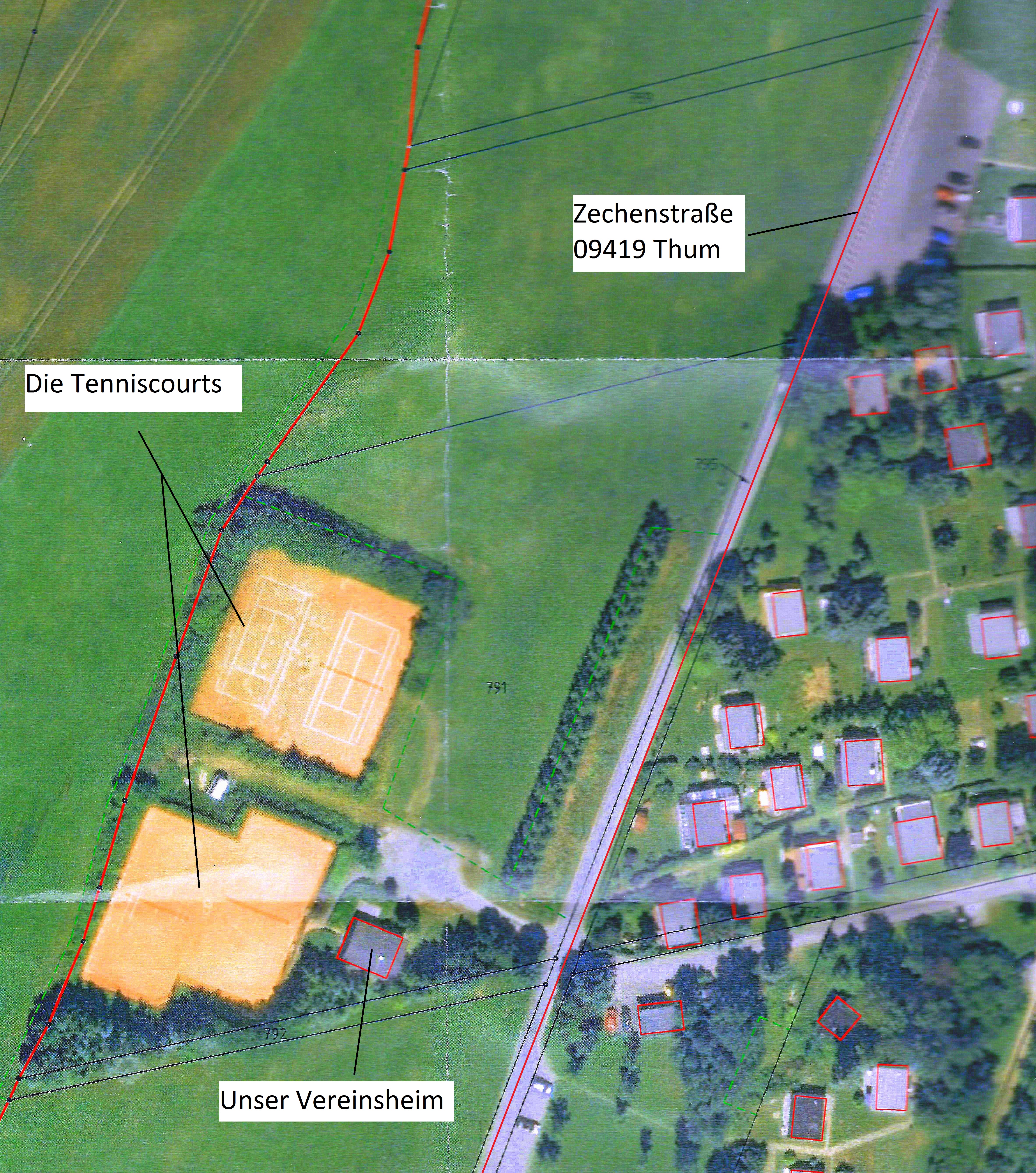 Lage unseres Vereinsheims